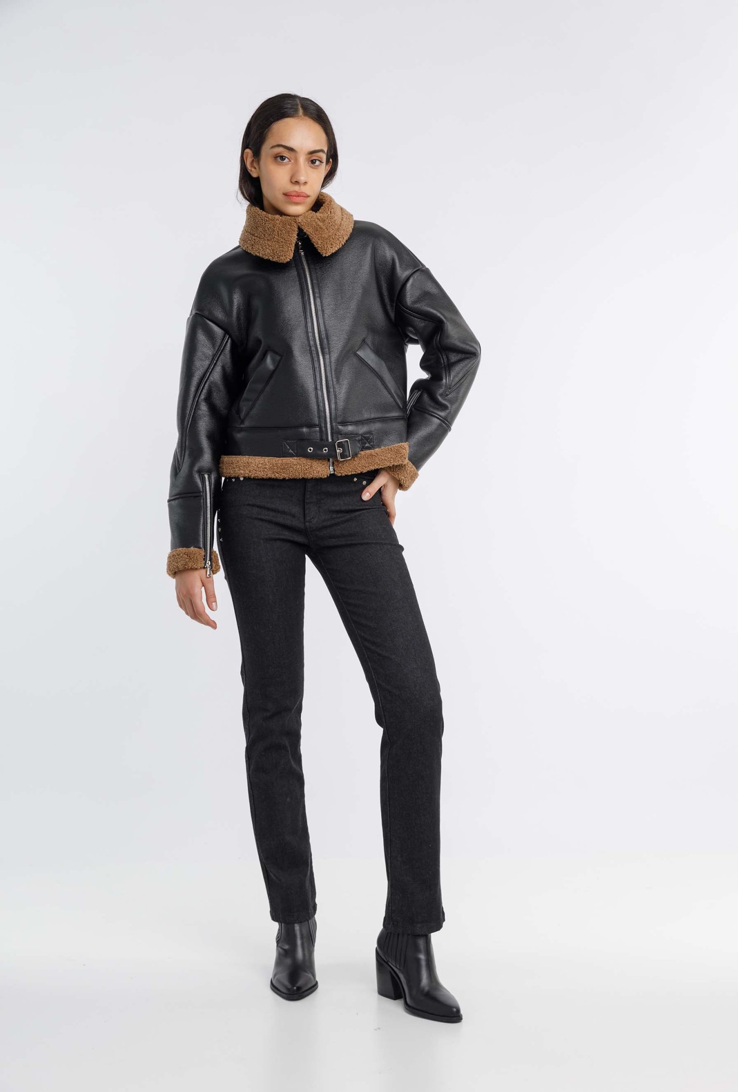 CAMPERA SIMIL-CUERO BRETON