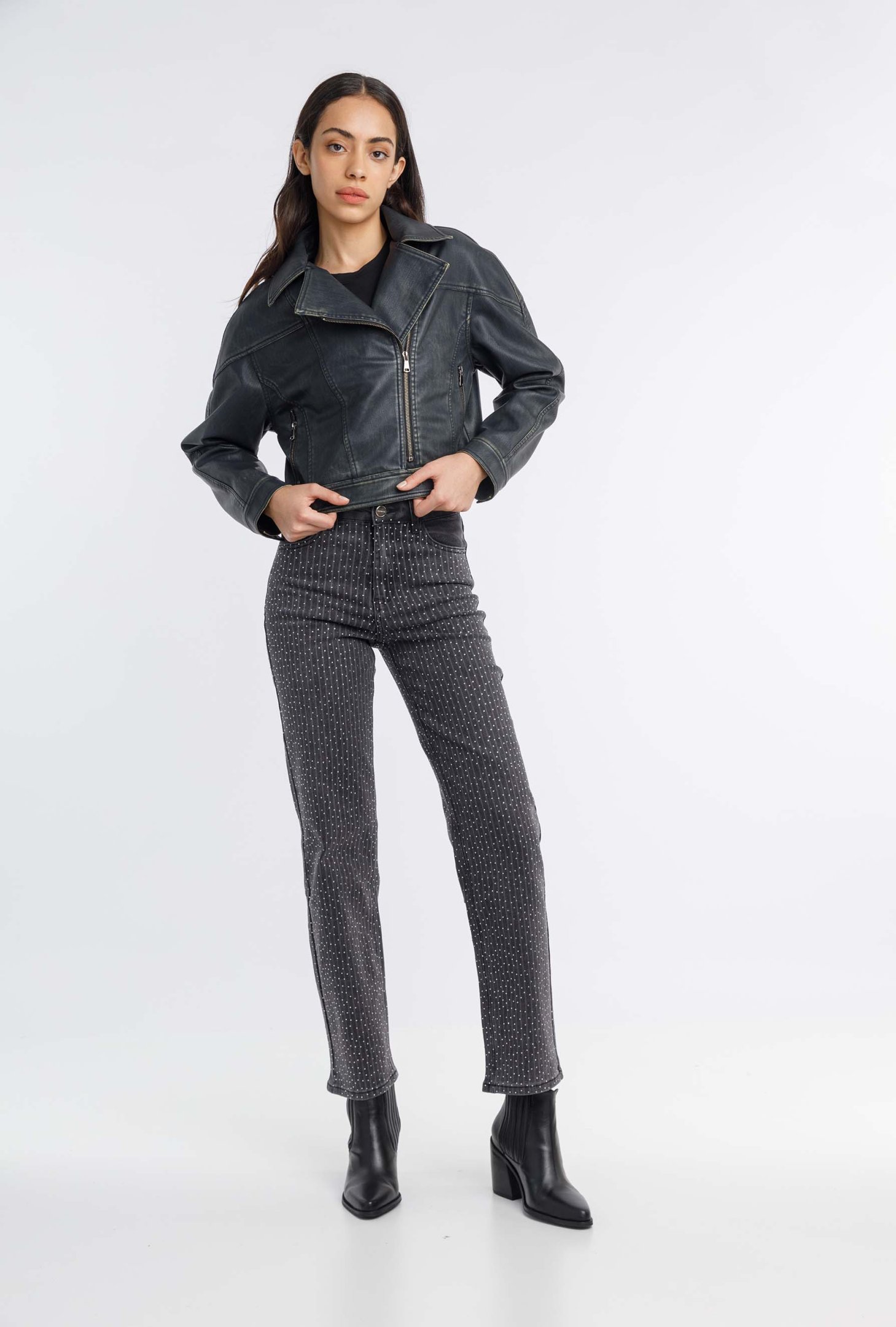CAMPERA SIMIL-CUERO HARRIER