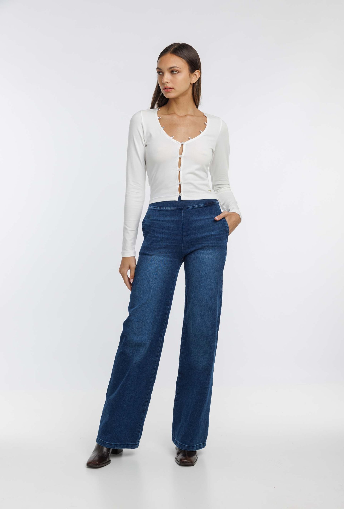 JEAN FLARE ANGORA